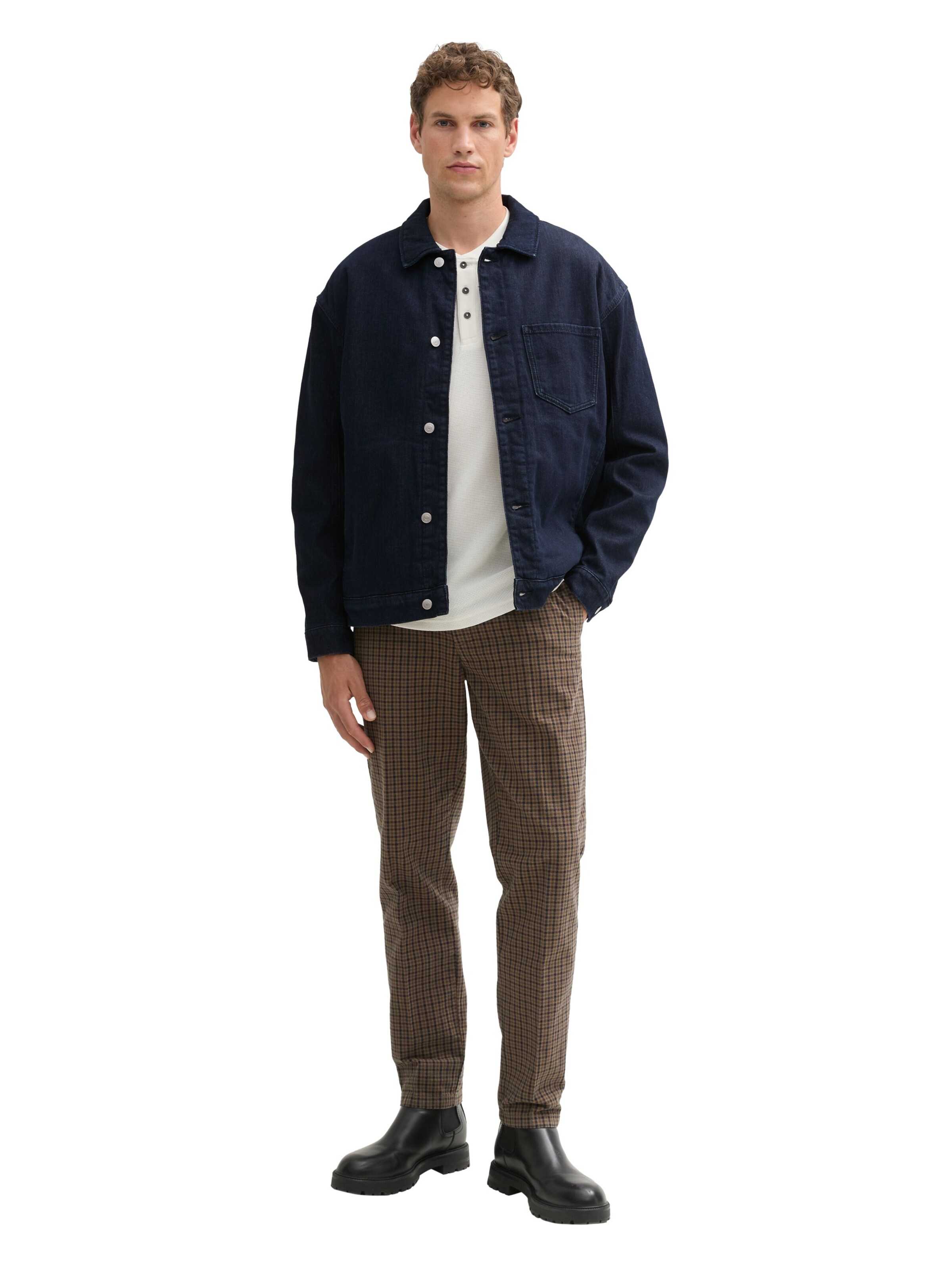 TOM TAILOR DENIM Between-Season Jacket in Blue