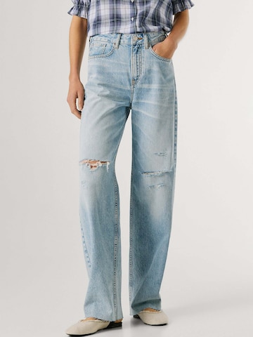 Pepe Jeans Loosefit Jeans in Blau: Vorderseite