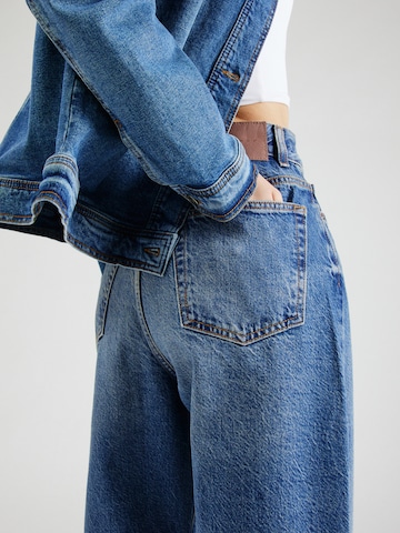 TOPSHOP Wide leg Jeans in Blauw