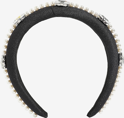 SOHI Bijuteria de cabelo 'Samina' em preto / prata / branco pérola, Vista do artigo