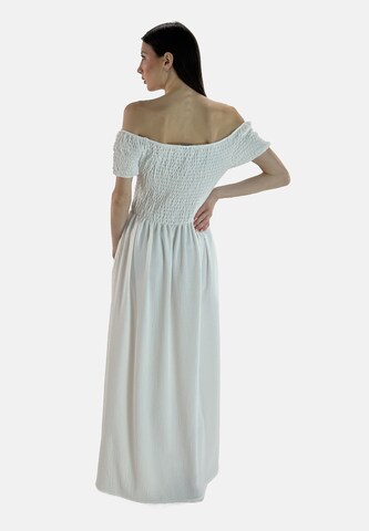 Elara Sommerkjole i hvid