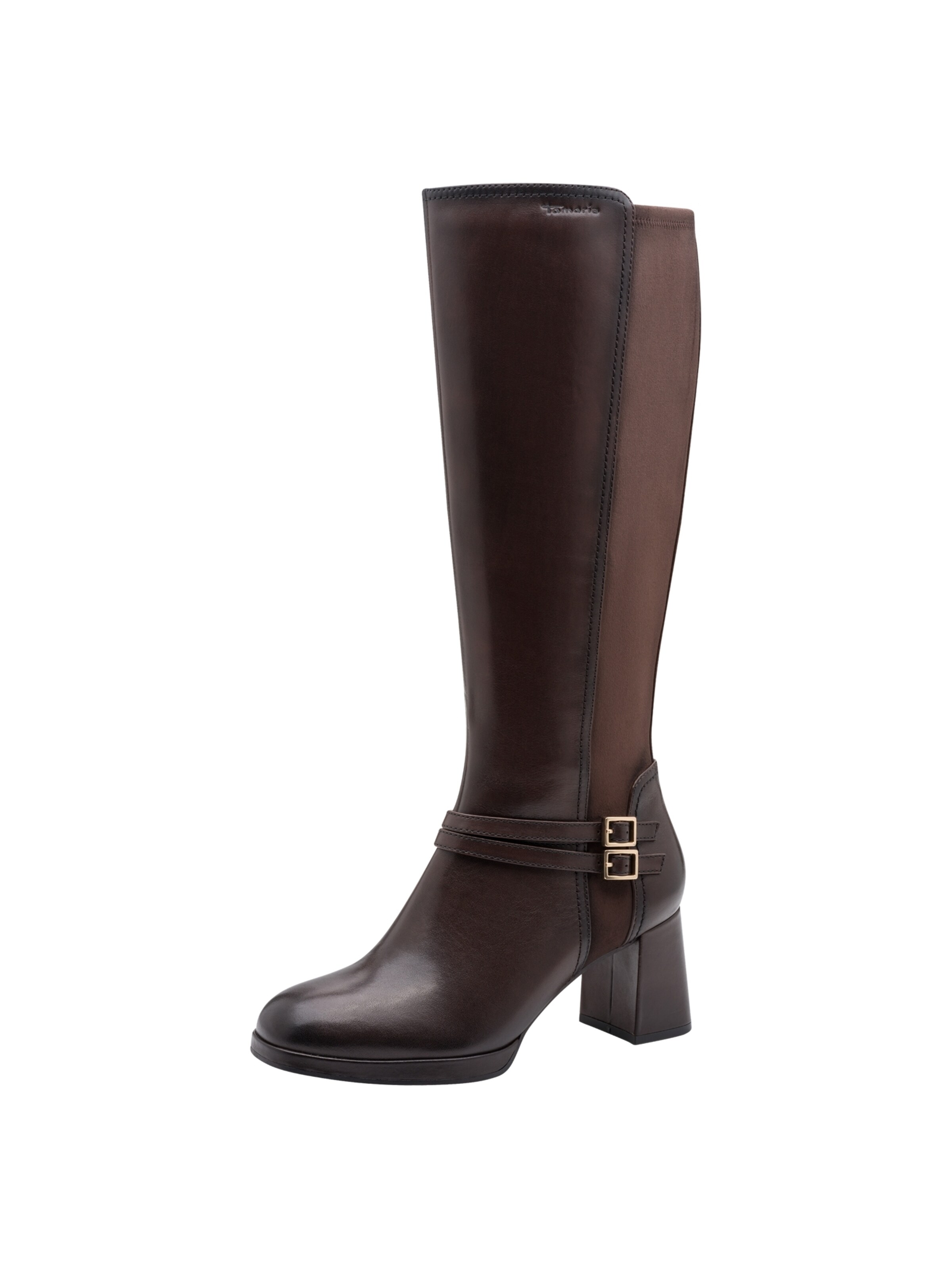 Bottes Tamaris en marron : devant
