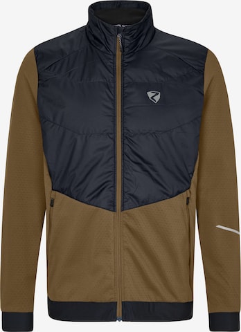 ZIENER Outdoor jacket 'NESKO' in Brown: front