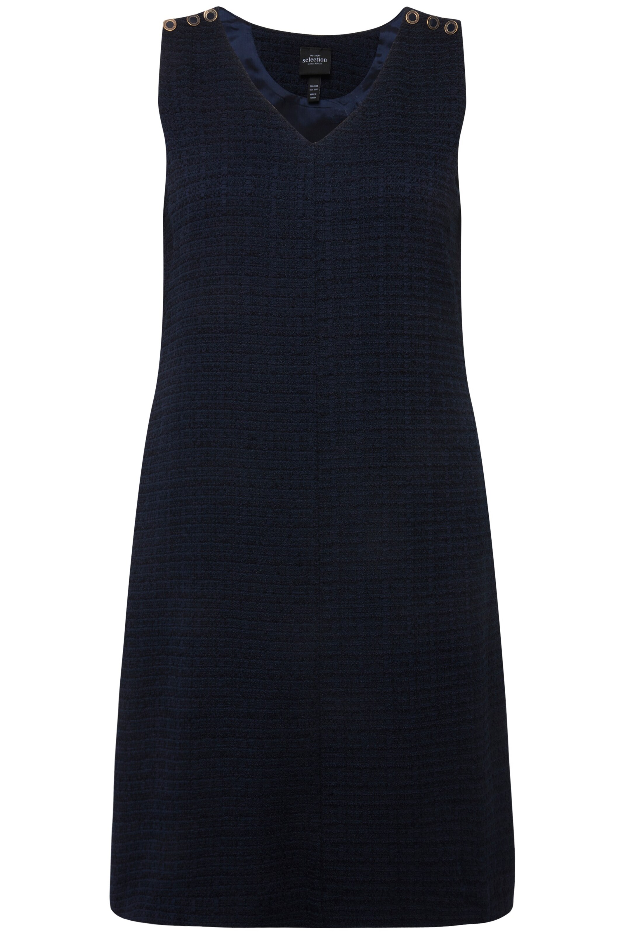 Ulla Popken Midikleid in Blau: Vorderseite