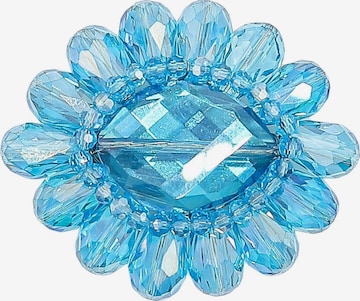 COLLEZIONE ALESSANDRO Brosche 'Genua' in Blau: Vorderseite
