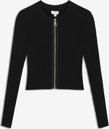 Cardigan Twist en noir : devant