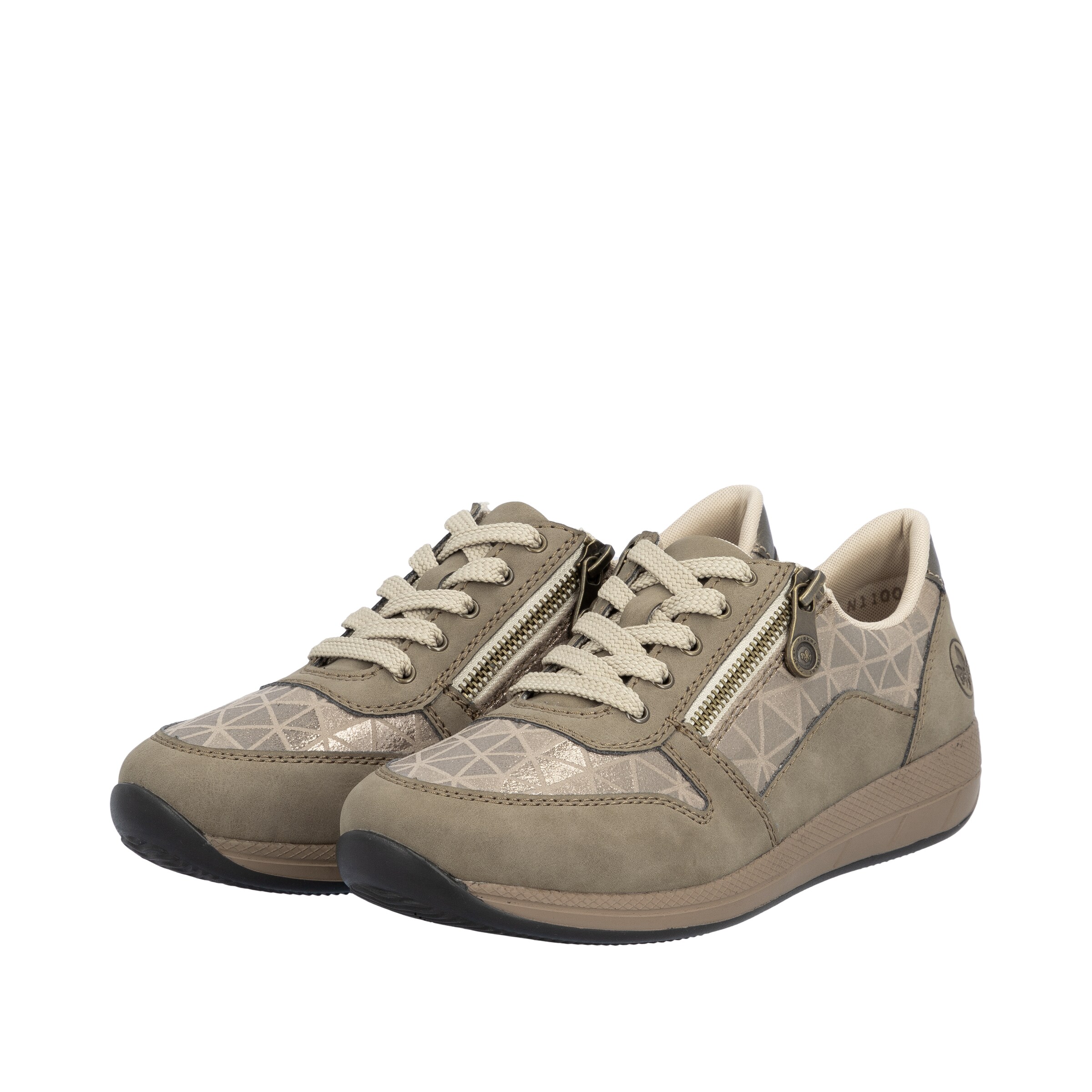 Baskets basses Rieker en beige