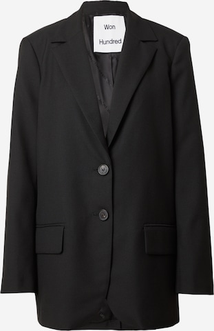 Won Hundred Blazer 'Osaka' in Schwarz: predná strana