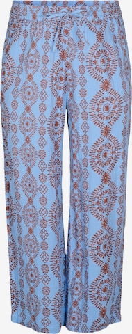 mėlyna Zizzi Plačios klešnės Kelnės 'Viva': priekis