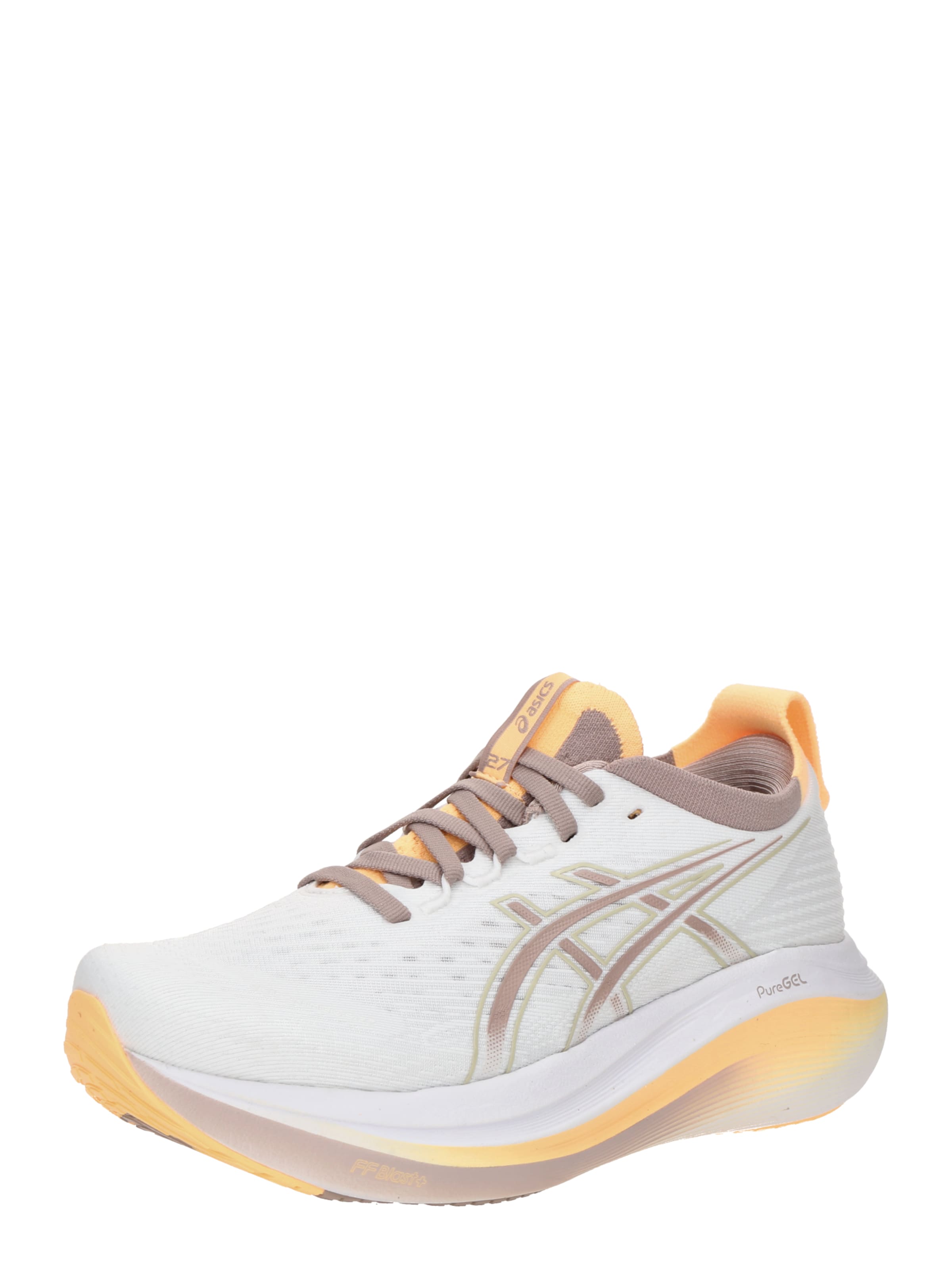 ASICS - Zapatillas de running &#x27;GEL-NIMBUS 27&#x27; en blanco: frente