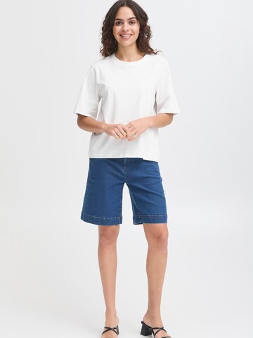 Fransa - Camiseta 'FRZASHOULDER' en blanco