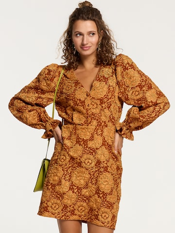 Shiwi Dress in Brown: front