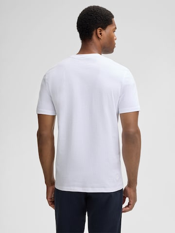 T-Shirt ' Clark ' STRELLSON en blanc