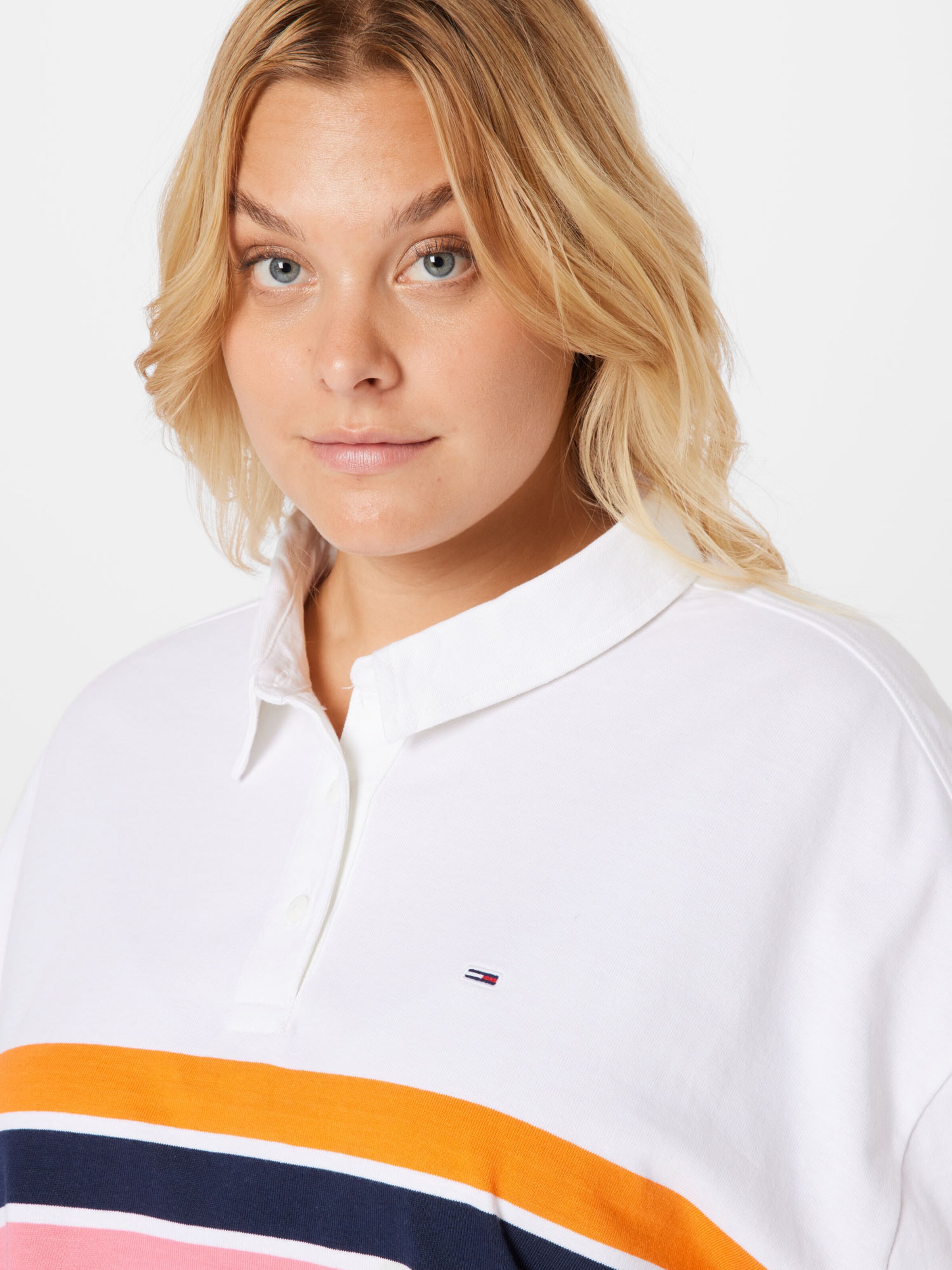 Frauen Shirts & Tops Tommy Jeans Curve Shirt in Weiß - NN82361 Frauen Shirts & Tops Tommy Jeans Curve Shirt in Weiß - NN82361
