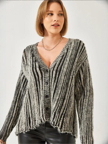 Bianco Lucci Gebreid vest in Grijs