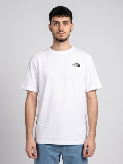 THE NORTH FACE Shirt 'M MNT SKTCH RG SS T TNF White' in S in de kleur Wit, Productweergave