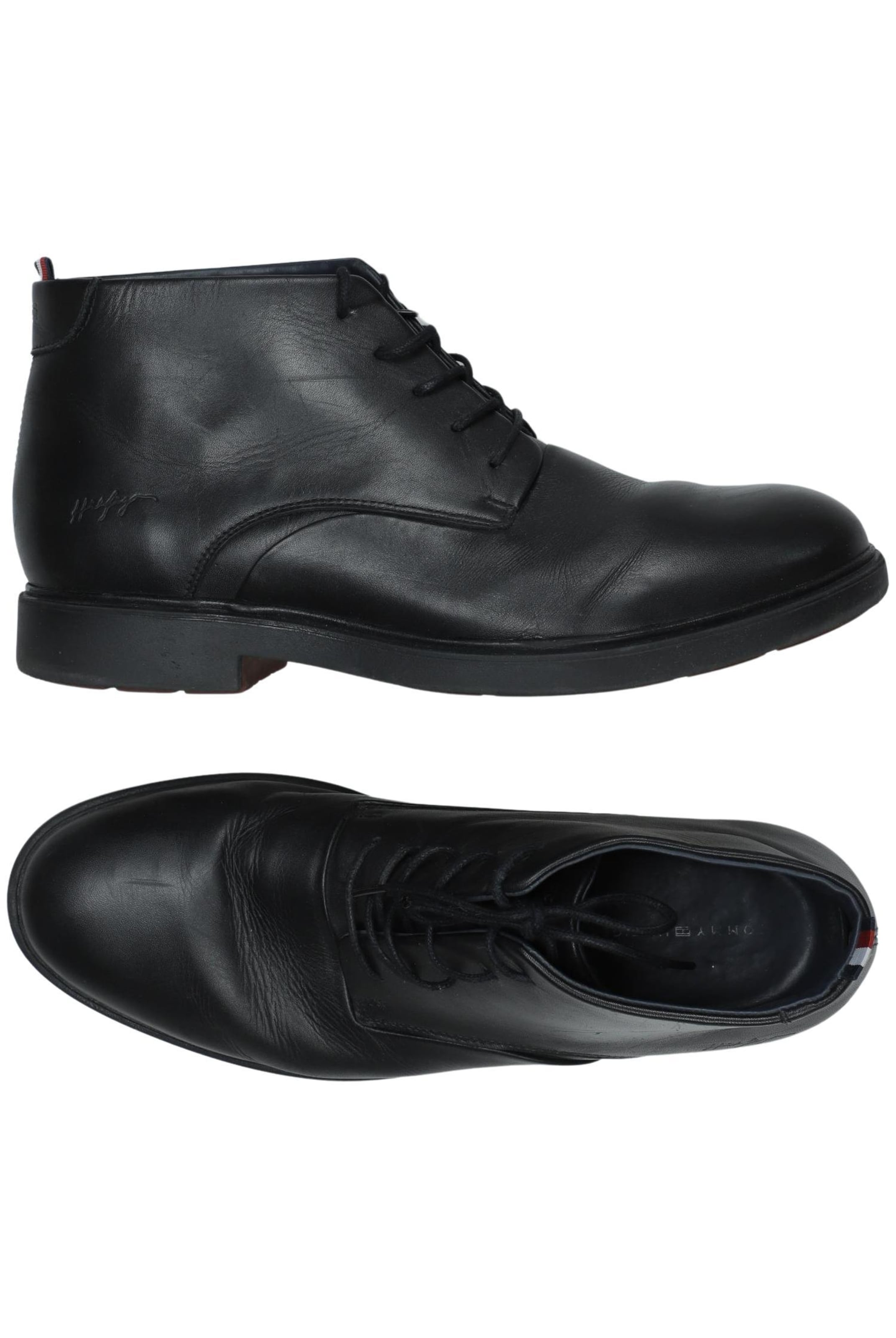TOMMY HILFIGER Stiefel 43 in Schwarz: Vorderseite