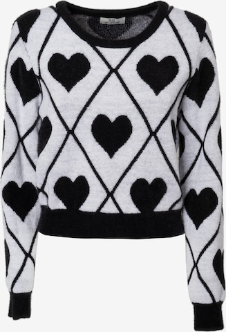 Influencer Sweater in White: front