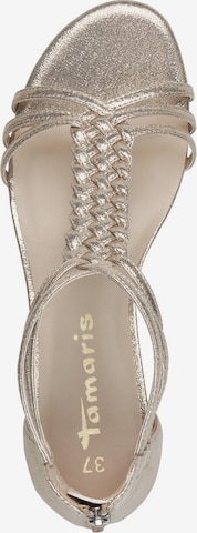 TAMARIS Sandalen met riem in Goud