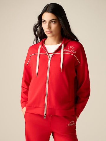 Pullover di oltre in rosso: frontale
