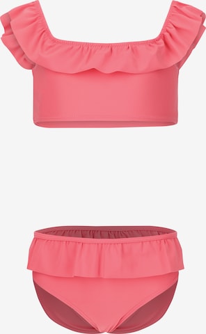 ZigZag Bikini in Pink: front