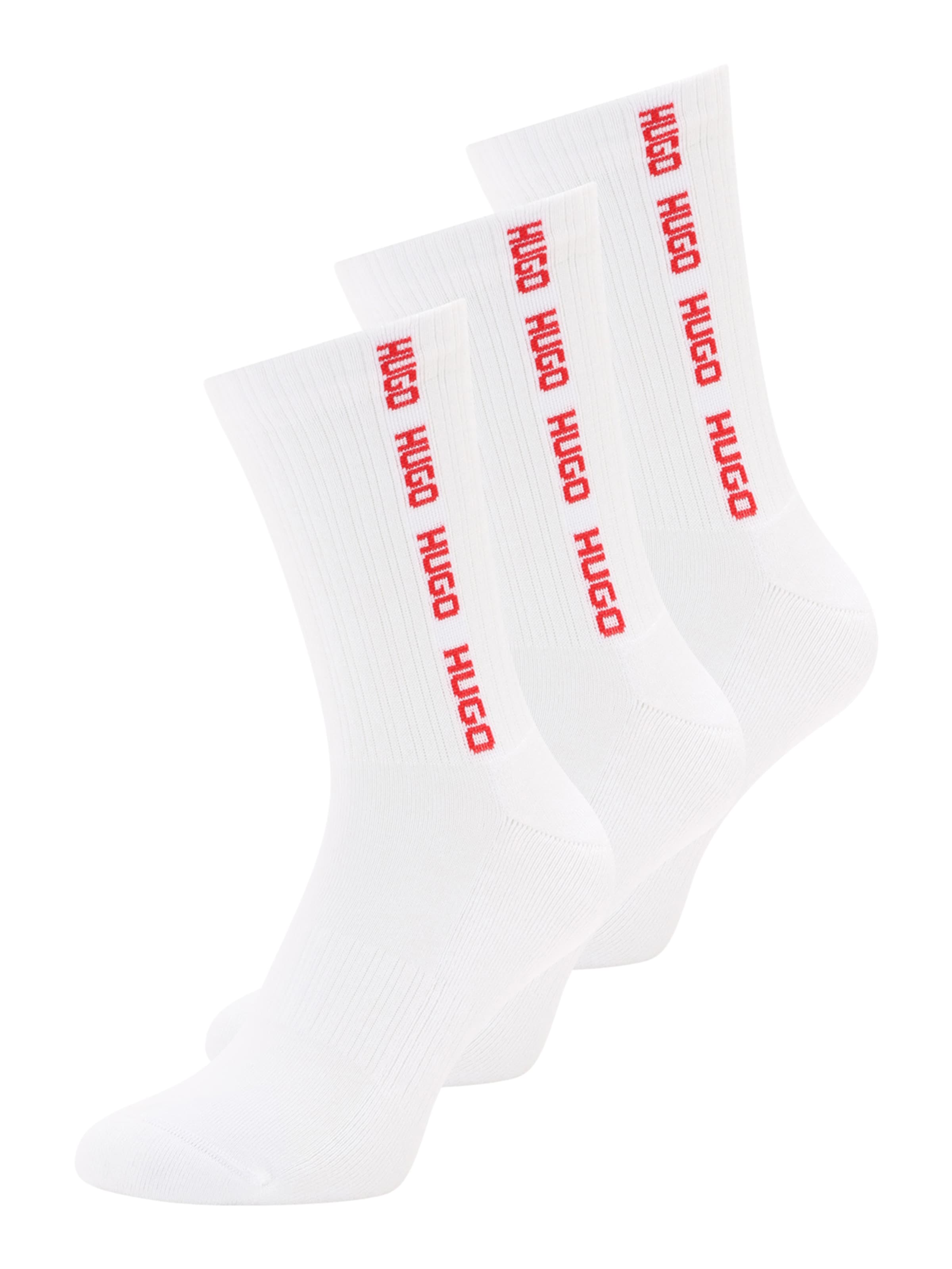 HUGO Sokid, värv valge: eest vaates