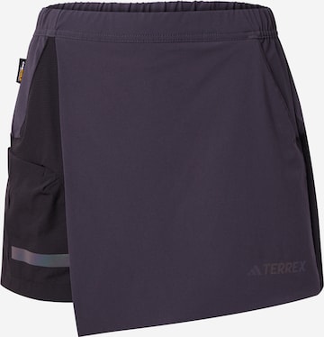 ADIDAS TERREX Regular Workout Pants 'CAMPYX' in Black: front