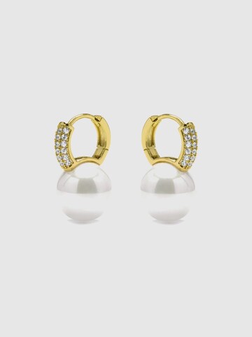 LUXBYLUX Earrings in White: front