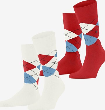BURLINGTON Socks 'Everyday Argyle' in White: front