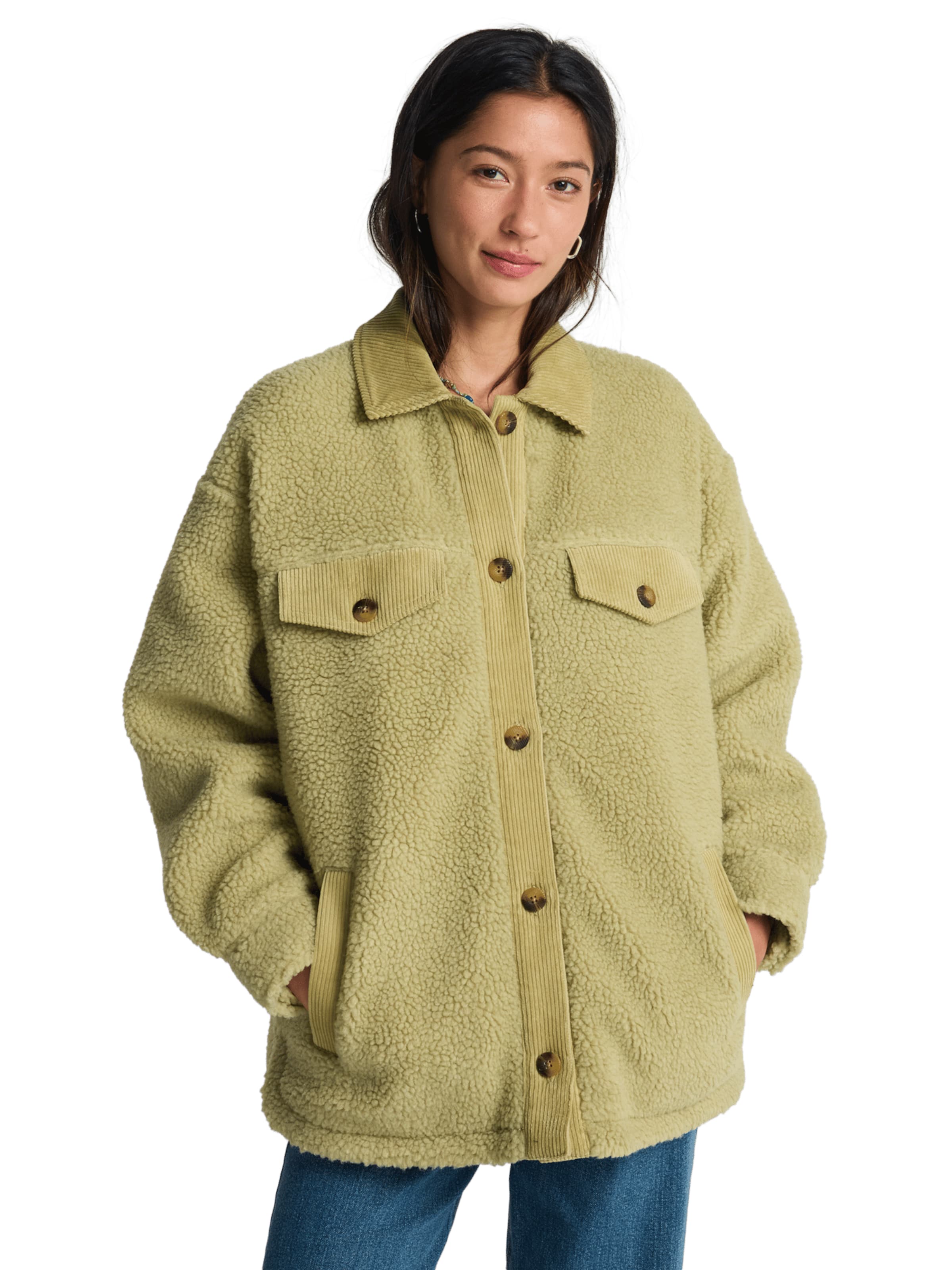 Veste mi-saison 'Coastal Waves' BILLABONG en vert : devant