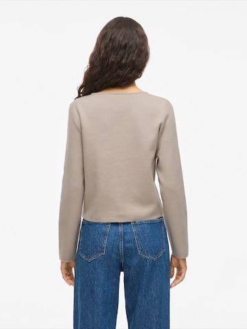 VILA Knit Cardigan in Grey