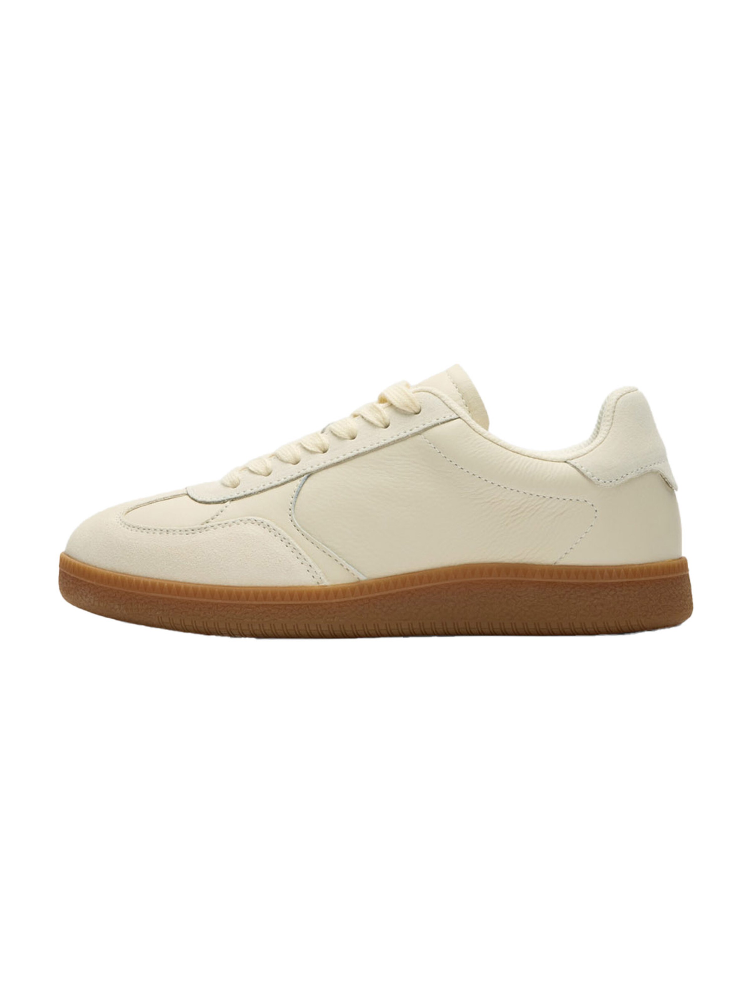 Sneaker bassa di SELECTED in bianco: frontale