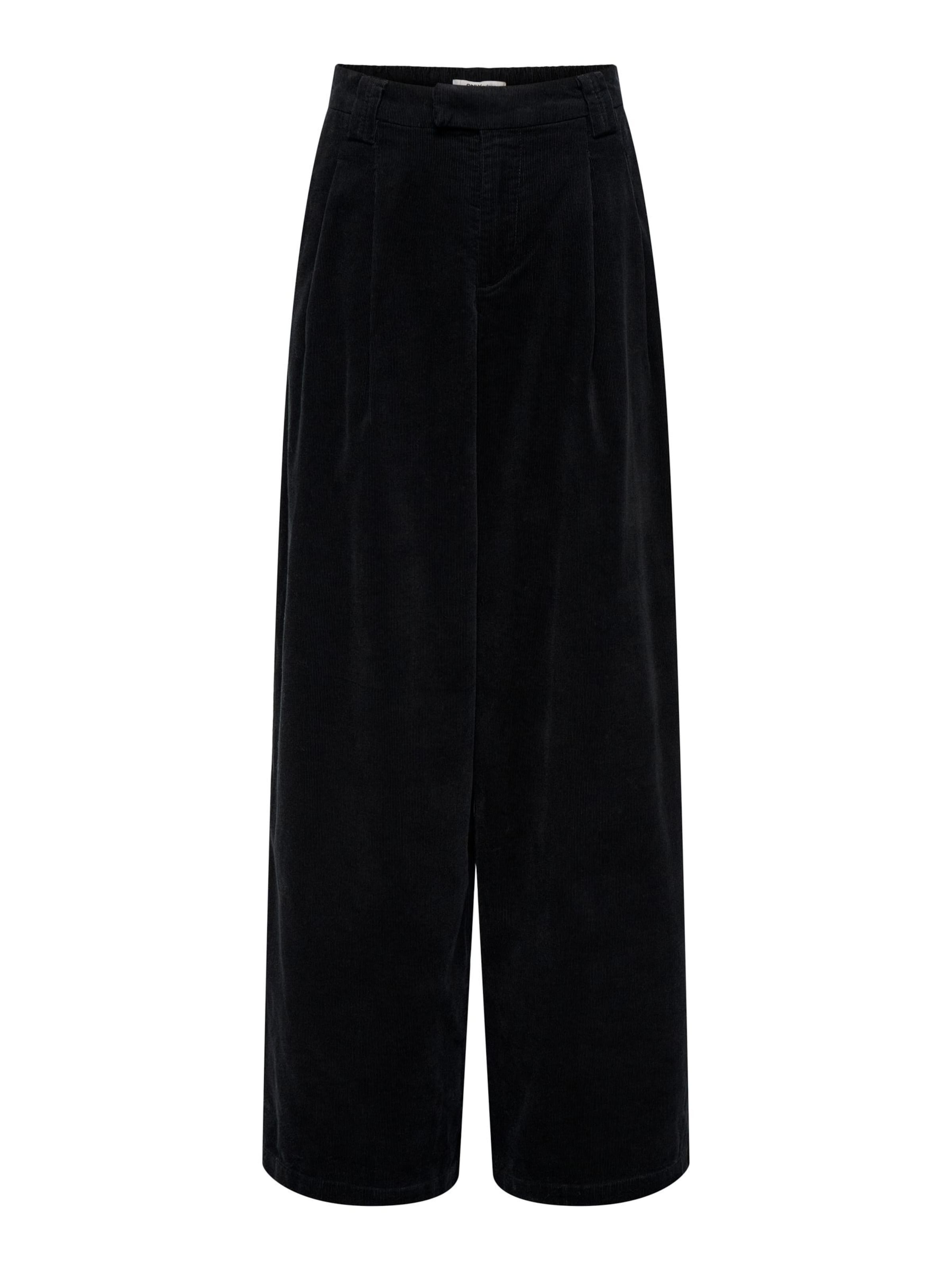 ONLY Loose fit Pleat-Front Pants 'ONLSVEA-NESSA' in Black