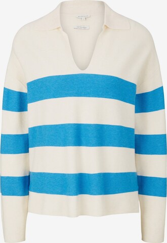 TOM TAILOR Sweater in White: front