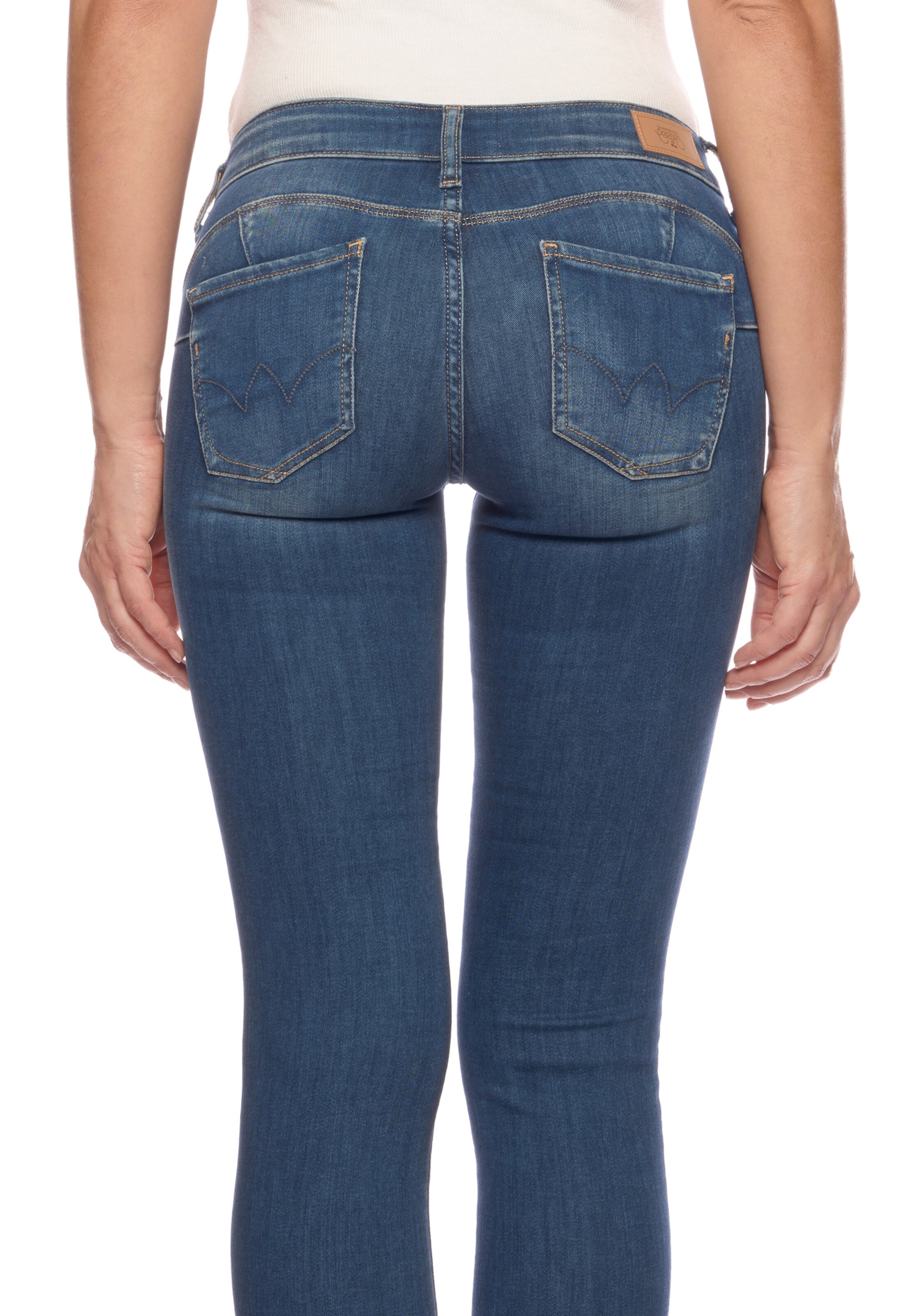 Skinny Jean Le Temps Des Cerises en bleu