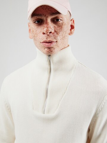 JACK & JONES Sweater 'FREDERIK' in White