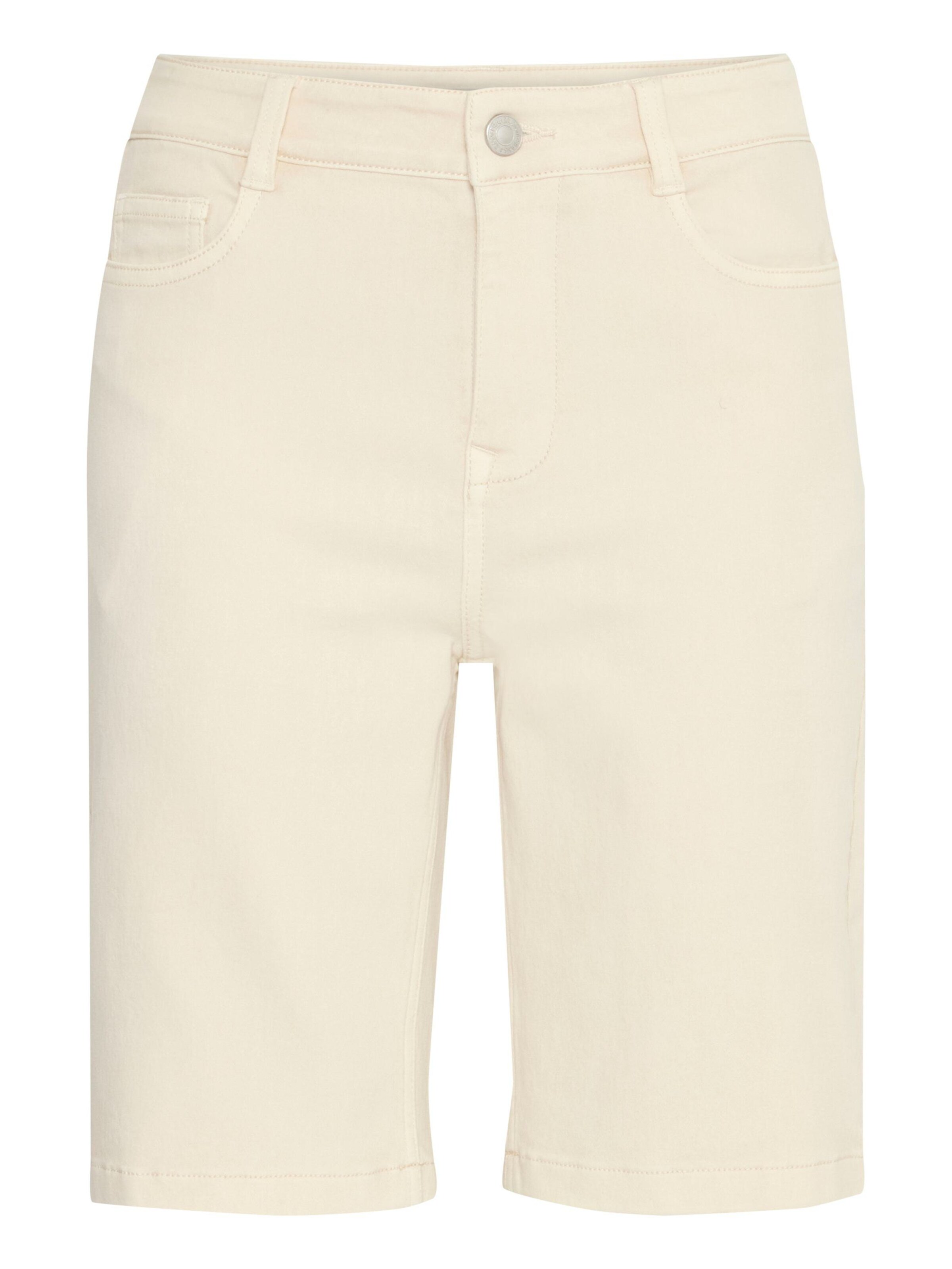 Slimfit Pantaloni 'FRLuxe' di Fransa in beige: frontale