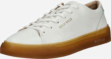 REPLAY Platform trainers in White: front