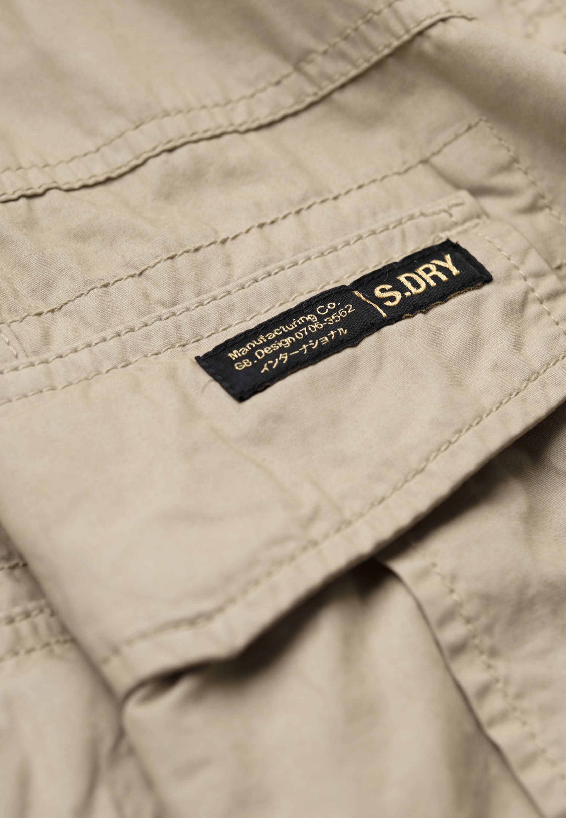 Superdry & Co Wide leg Cargo Pants in Beige
