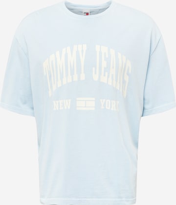 Tricou 'VARSITY' de la Tommy Jeans pe albastru: față