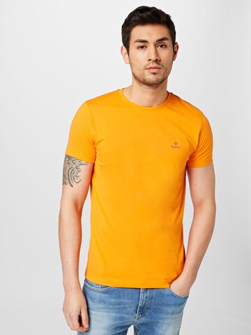 GANT Koszulka w kolorze pomarańczowy: przód