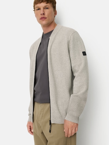 CAMEL ACTIVE Strickjacke mit Bomberkragen in Grau
