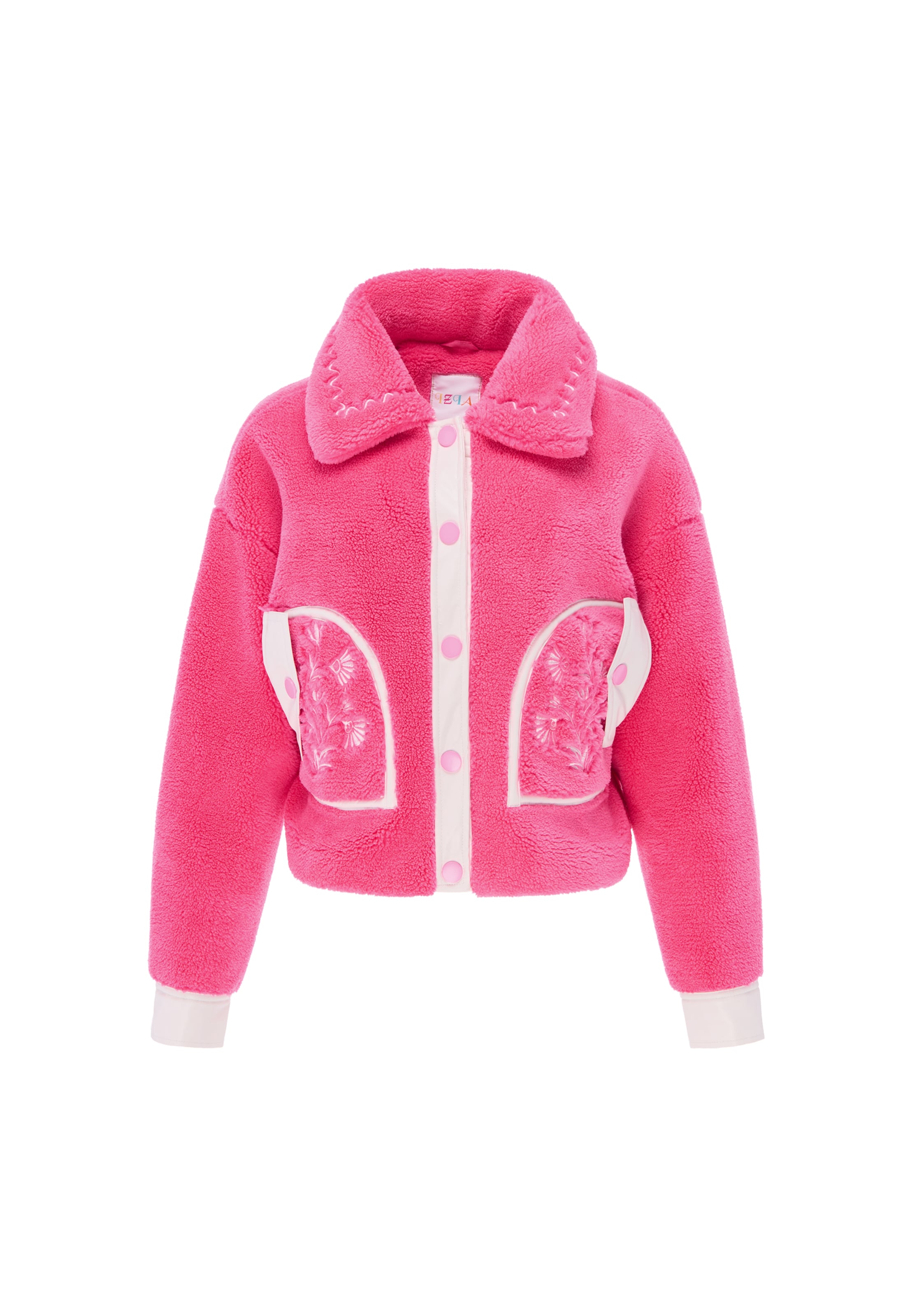 IZIA - Chaqueta de entretiempo en rosa: frente