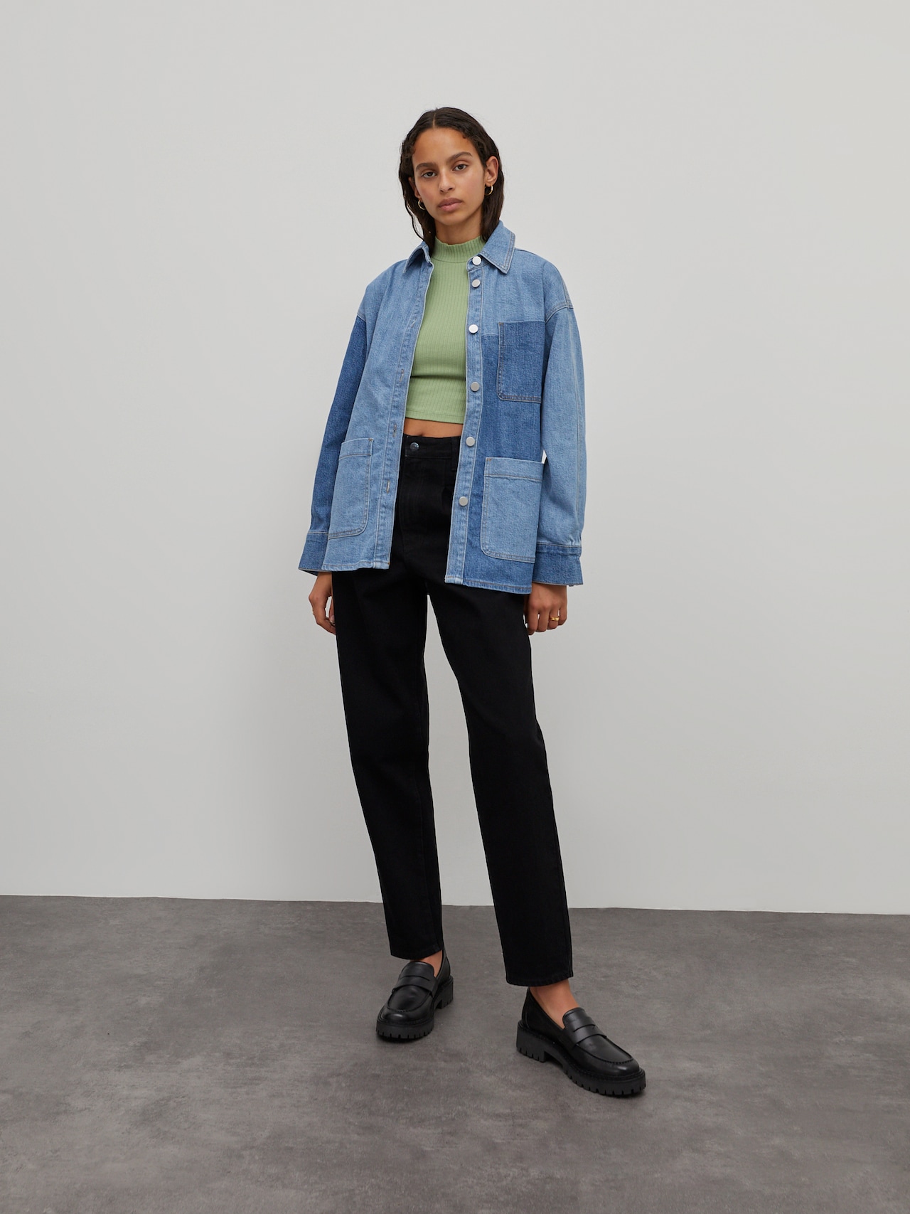 EDITED Produits Jean 'Rina' noir denim