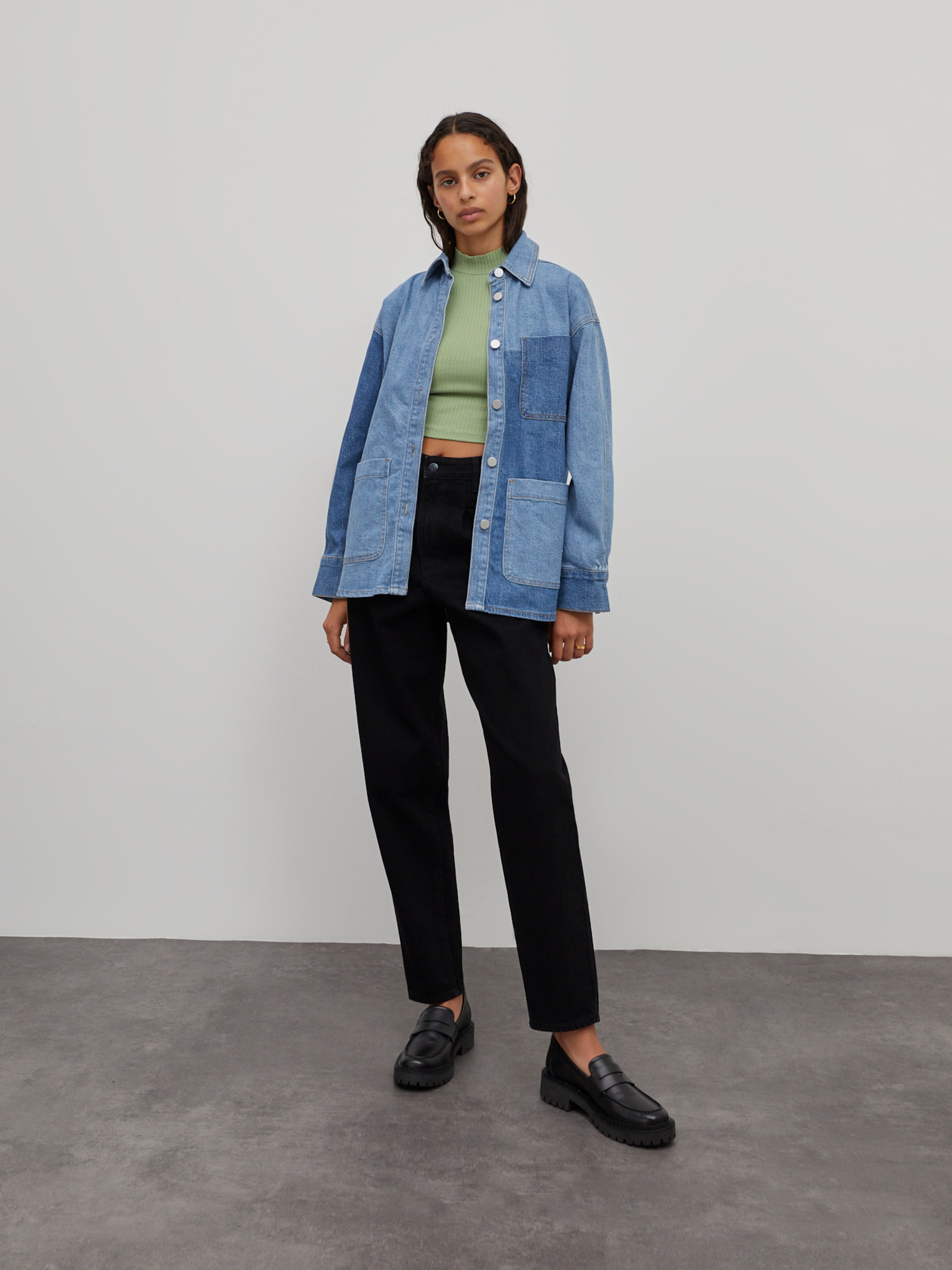 EDITED Produits Jean 'Rina' noir denim