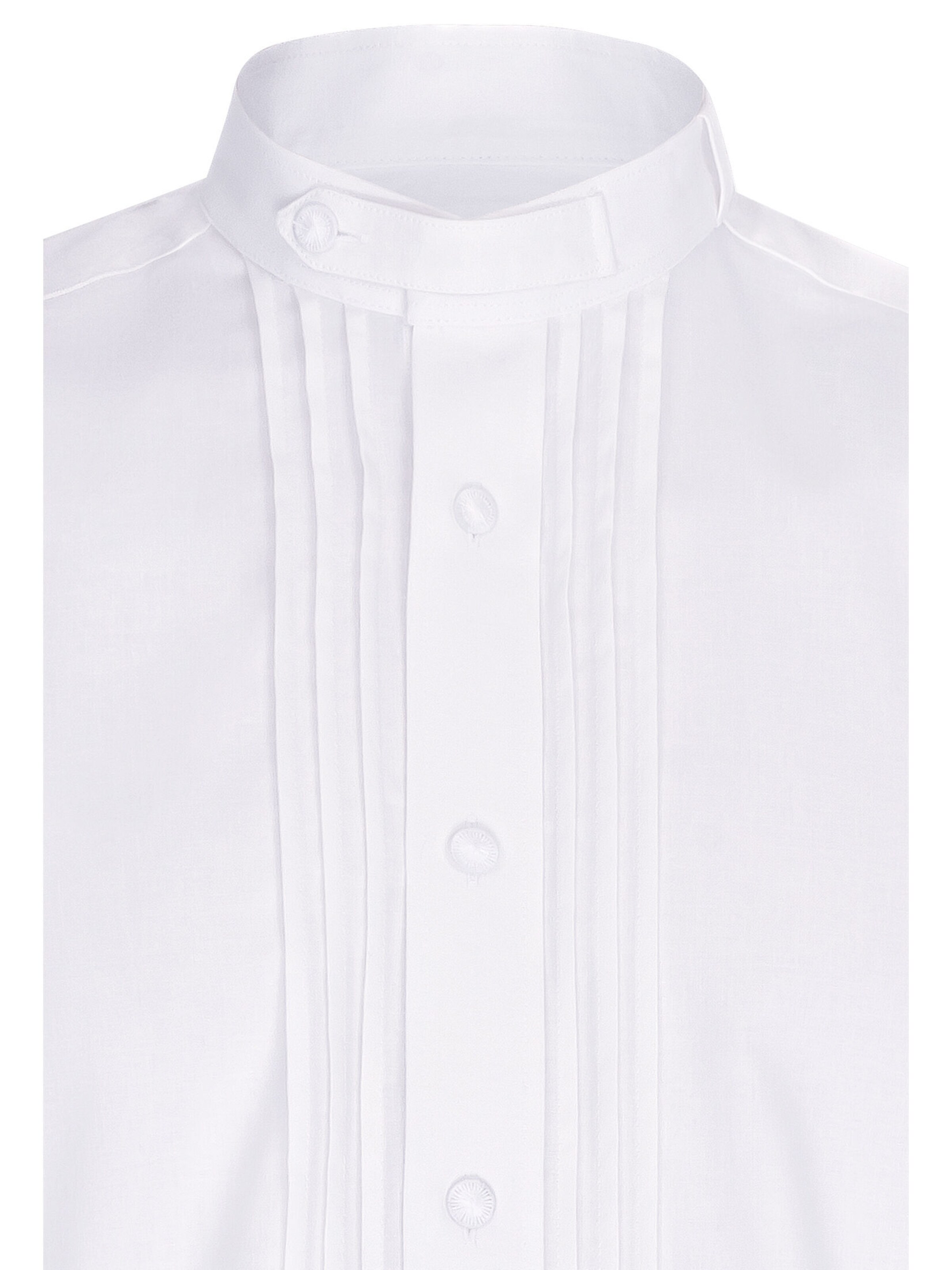 Aumühle Regular Fit Trachtenhemd 'Alfred' in Weiß