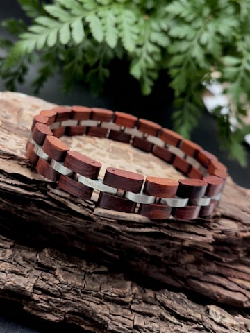 Holzwerk - Pulsera 'LEHMSEE' en marrón