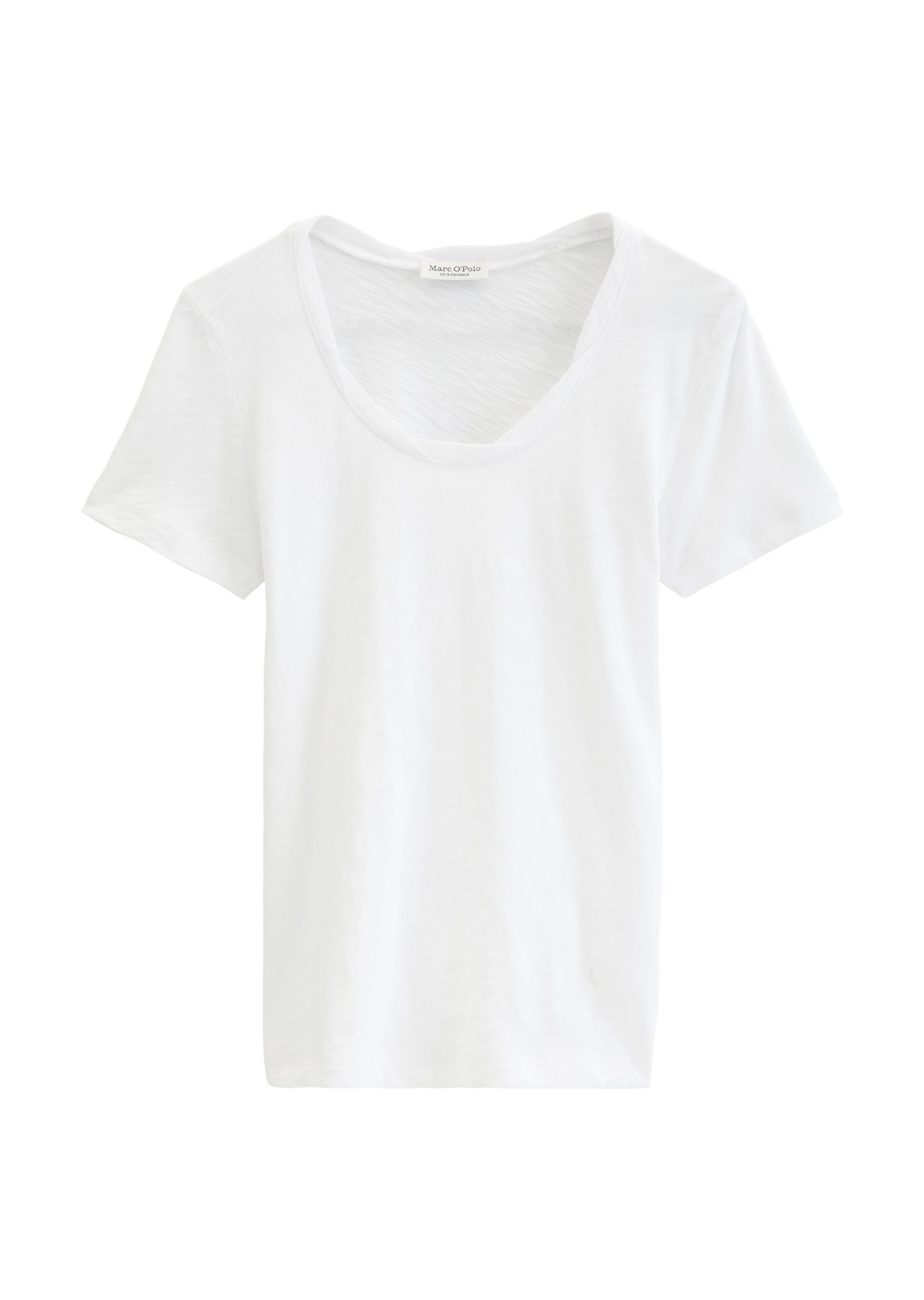 T-shirt Marc O'Polo en blanc : devant
