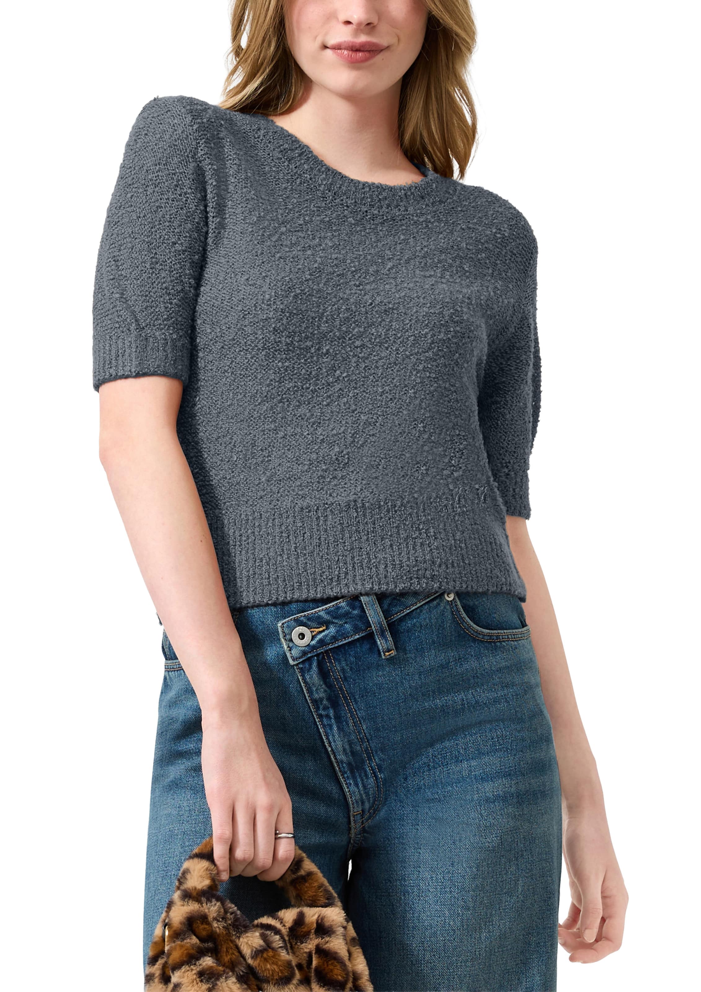 Pull-over QS en gris