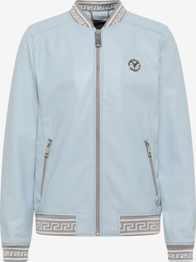 Carlo Colucci Between-Season Jacket ' Colton-M ' in Light blue / Grey / Silver, Item view